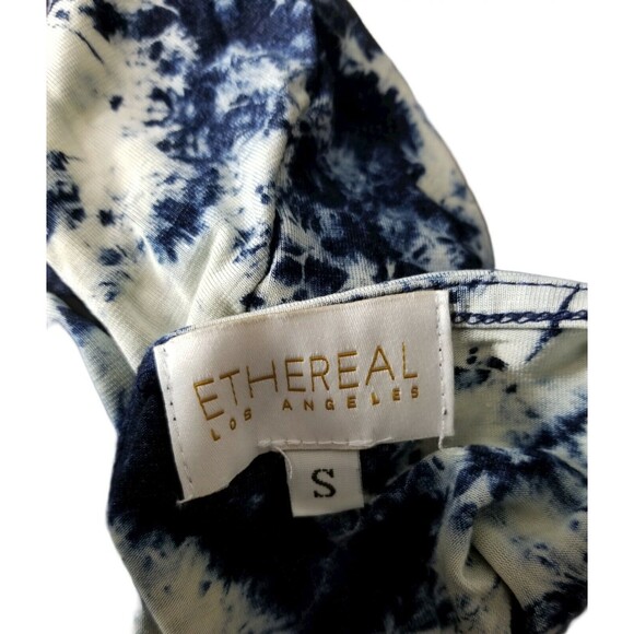 ETHEREAL LOS ANGELES LONG  SLEEVE MULTI  DYE MADE IN USA TOP/Mini Dress Small - Picture 5 of 5